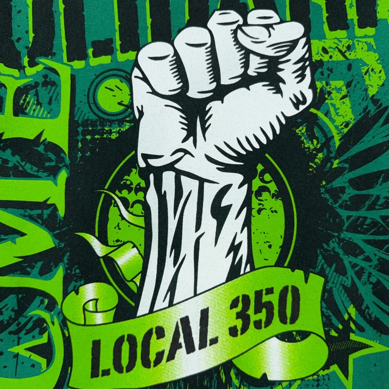 Union Line AFSCME Local 350 Oregon T-Shirt L – photo 4